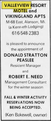 Valley View Motel (Country House) - Sept 1978 Ad (newer photo)